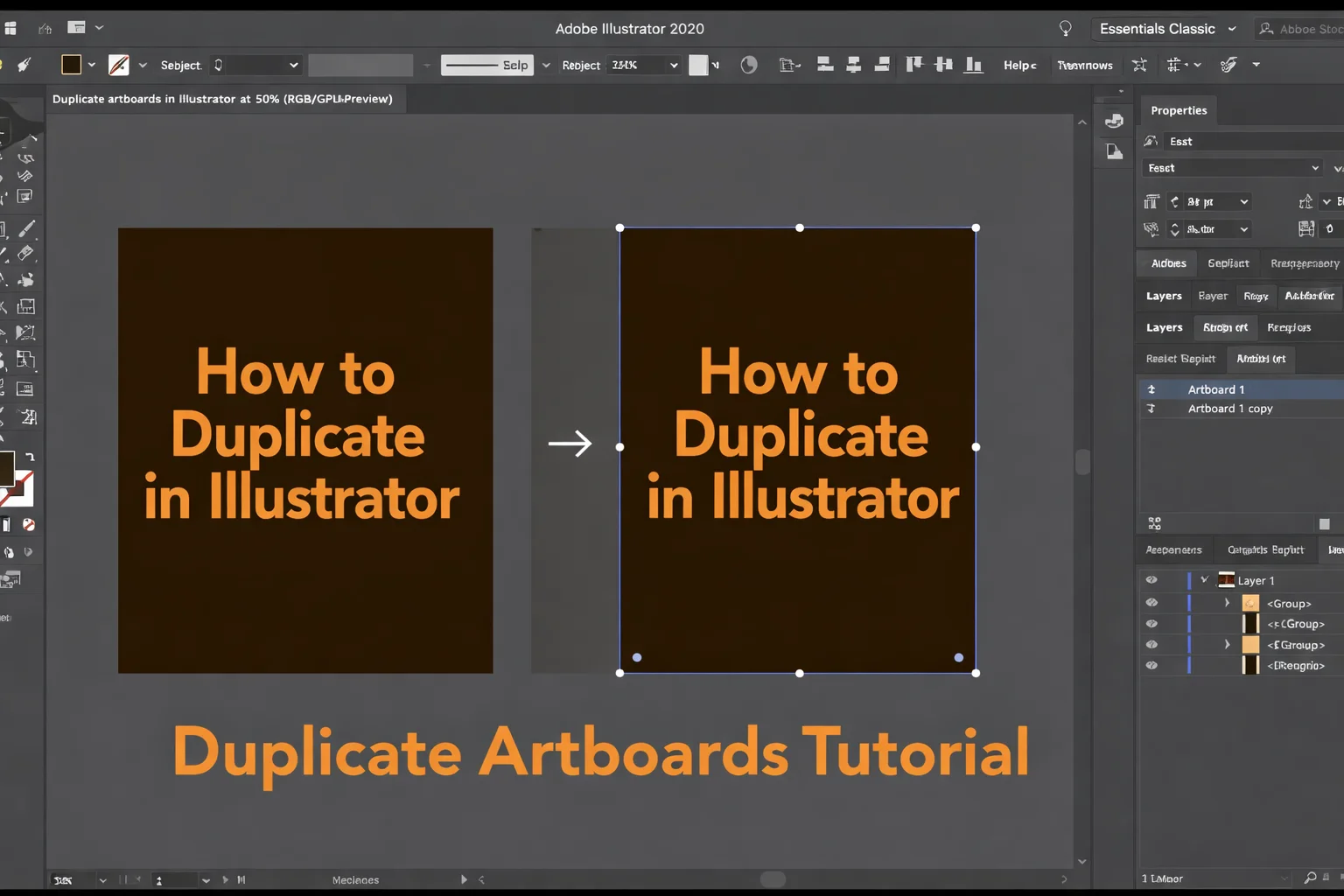 how to duplicate in Illustrator