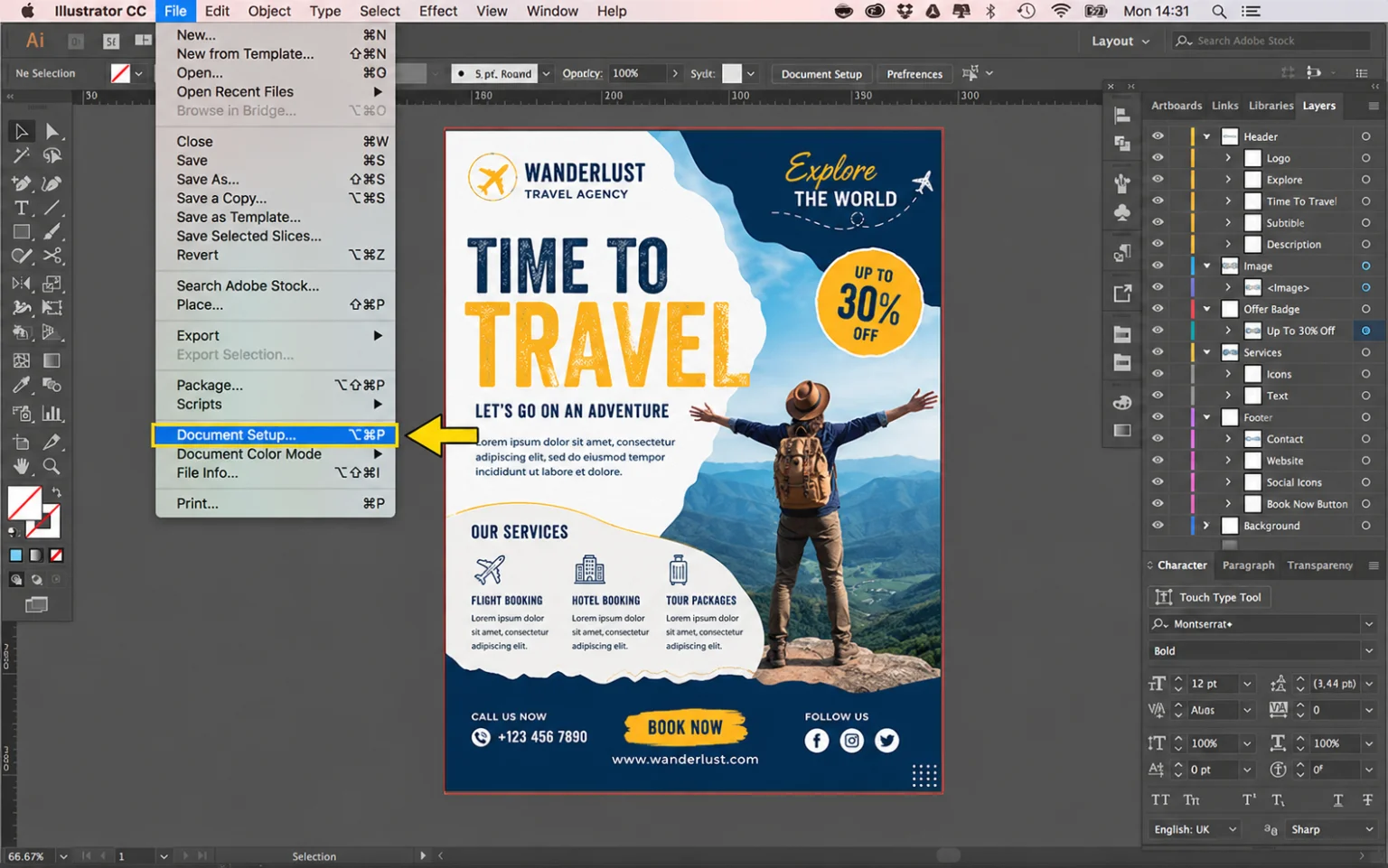 add bleed in Illustrator