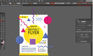 add text to the flier