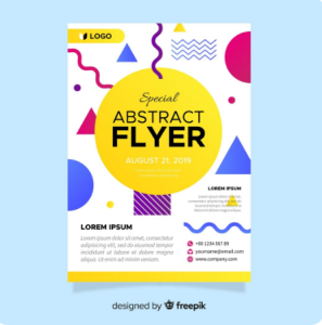 design a flier in Illustrator