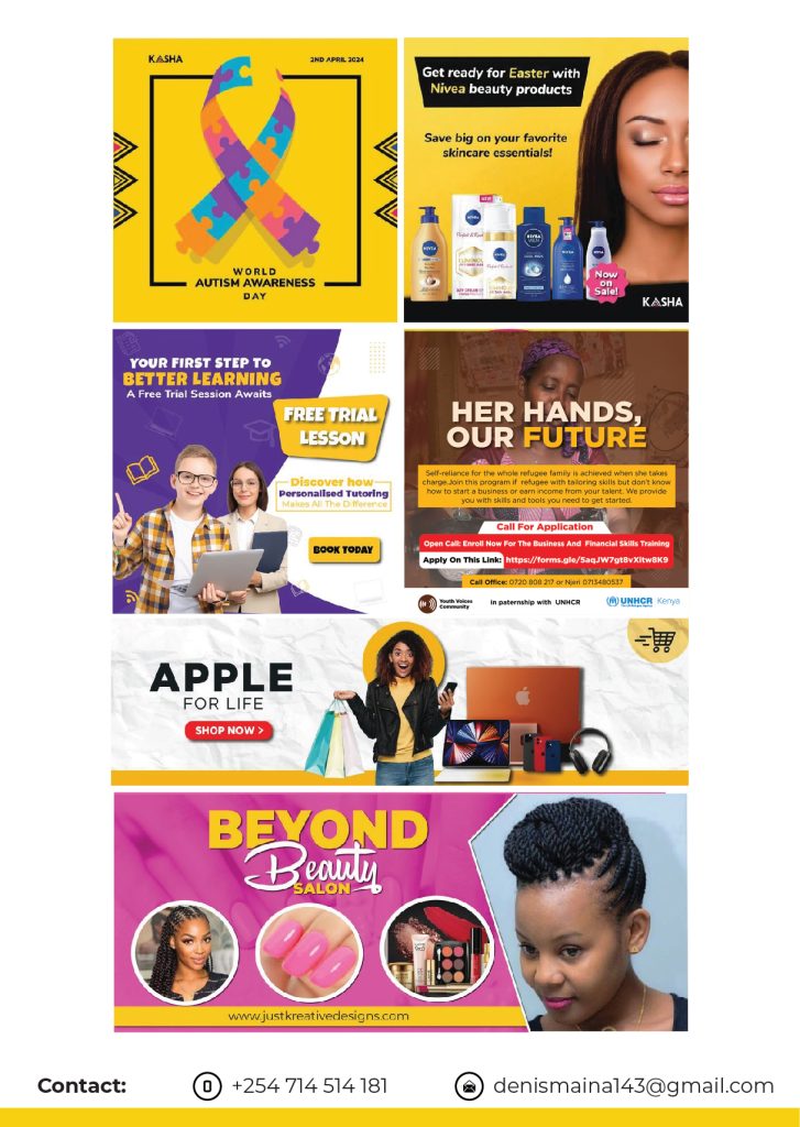 Social Media and Flier Designs