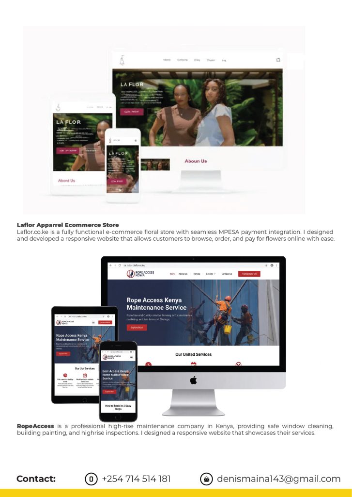 Web Development and design