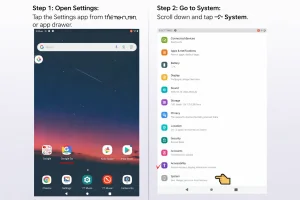 Factory Reset an ONN Tablet Through Settings